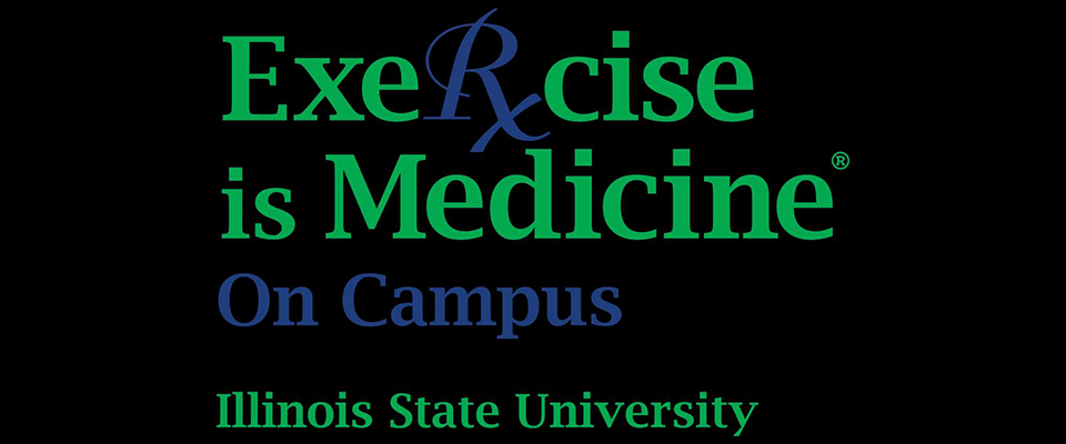 Your Prescription for Health. Exercise is Medicine on Campus Logo.